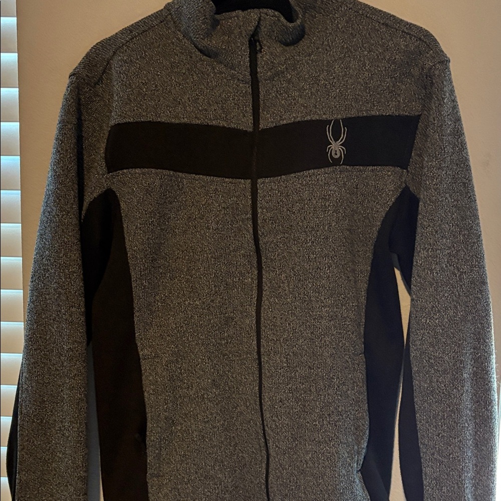 Spyder Black Jacket with White Logo